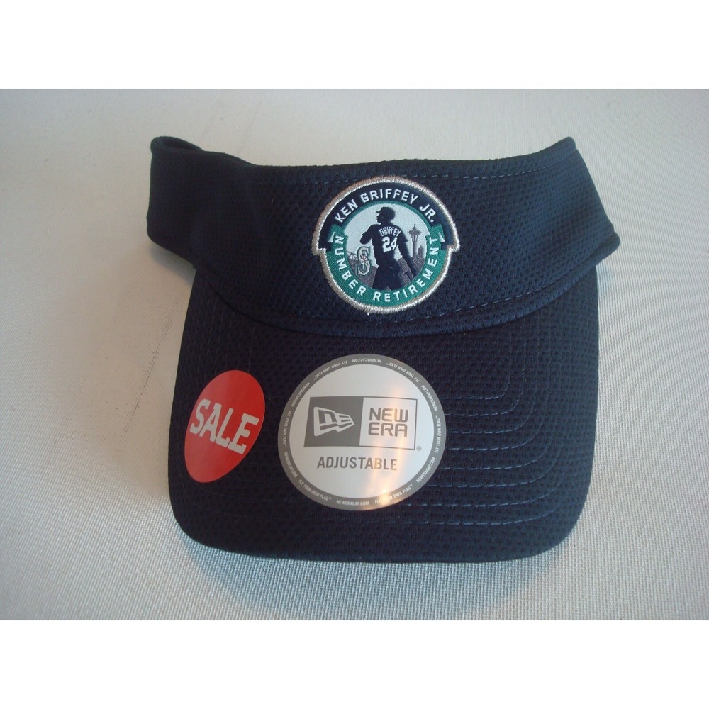 KEN GRIFFEY MARINERS  VISOR  BEACH GOLF STRAPBACK DEADSTOCK HAT CAP VINTAGE‎ P2